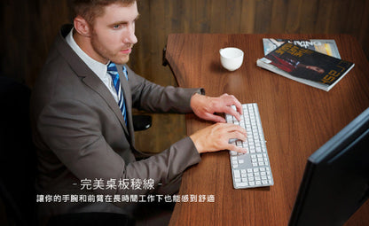 FUNTE Prime系列三節式電動升降桌（桌板深度60公分）