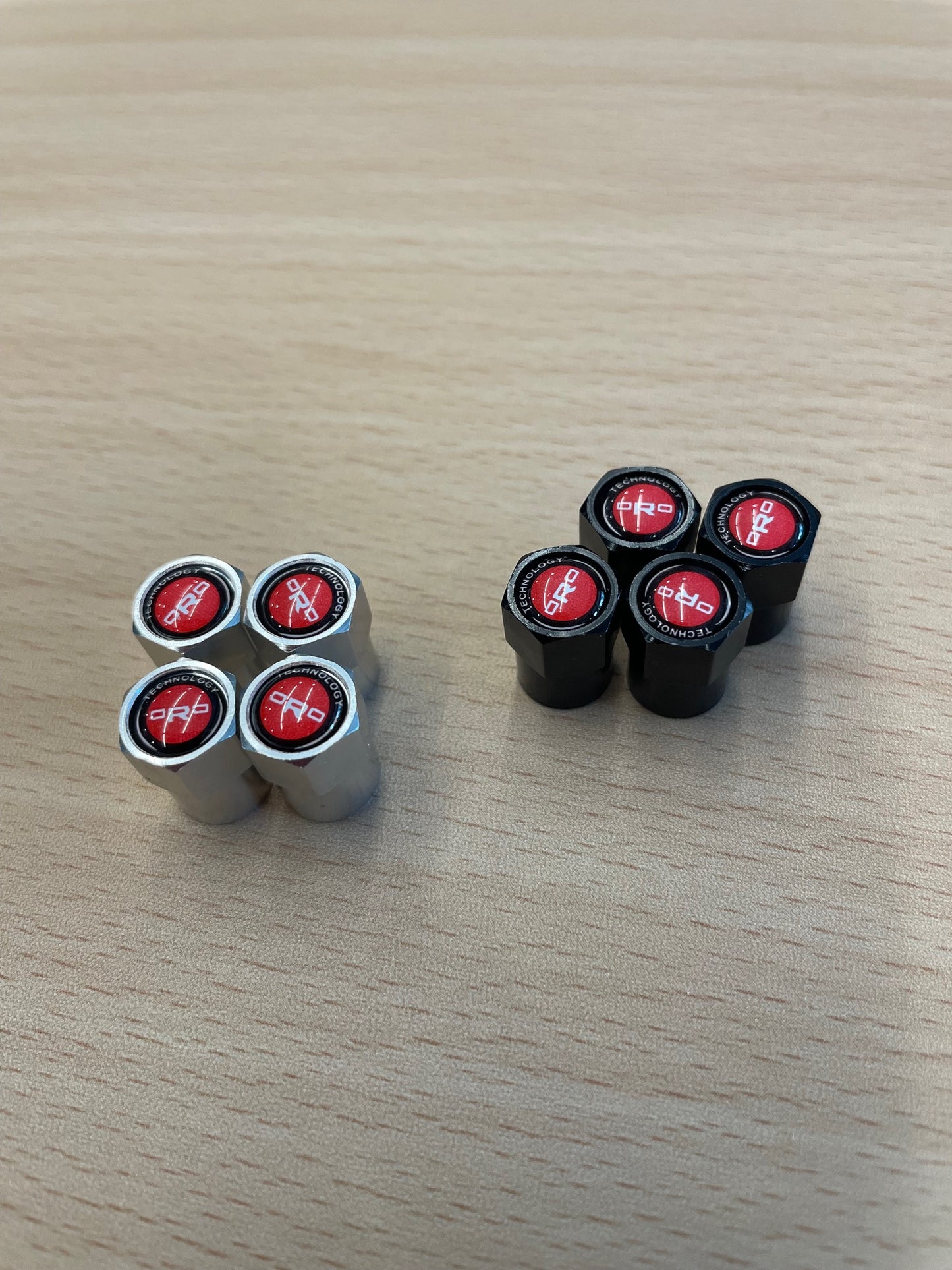 ORO 鋁製通用型氣嘴帽蓋（一組四個）