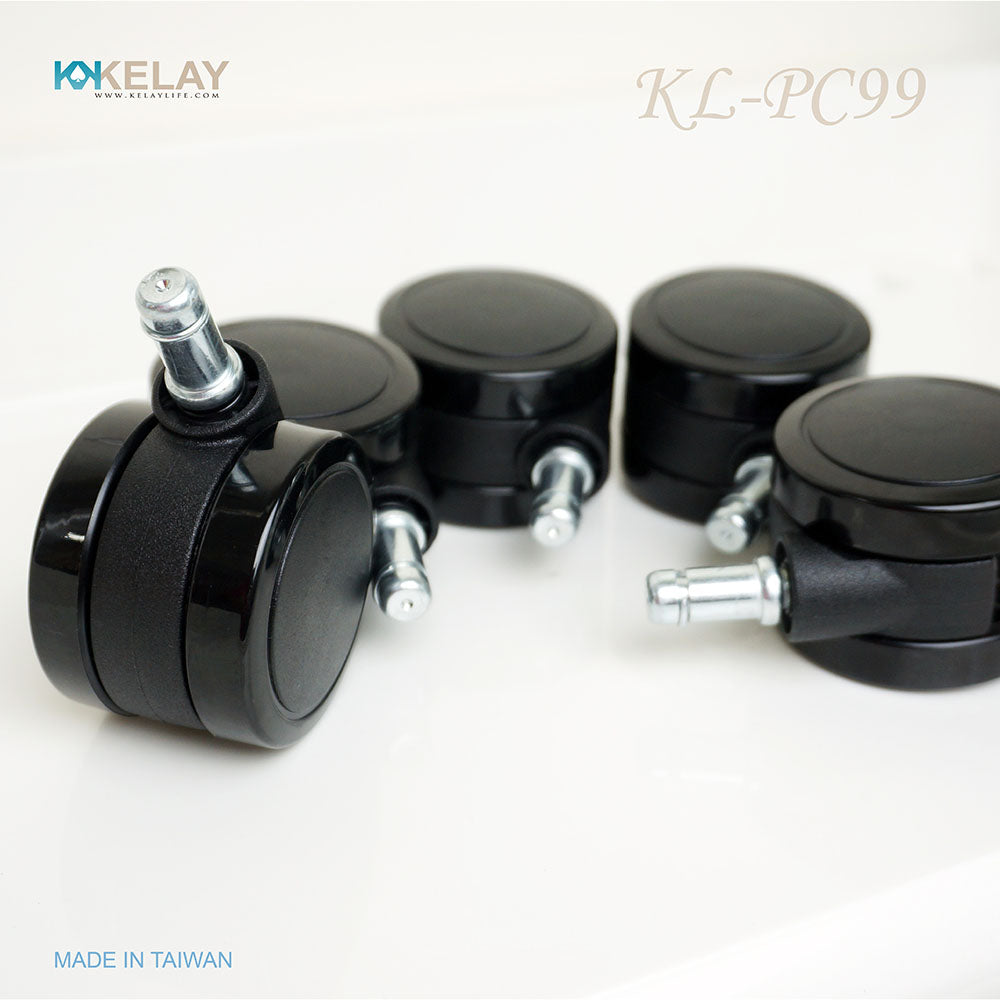 台灣製造電腦椅用靜音滾輪（一組五個）