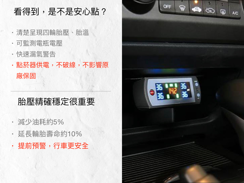 ORO W410A通用型胎壓偵測器